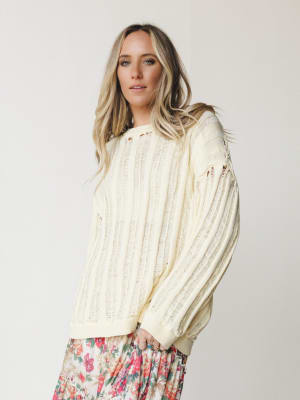Through it All Sweater - Misted Yellow S / Misted Yellow