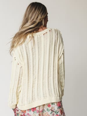 Through it All Sweater - Misted Yellow S / Misted Yellow