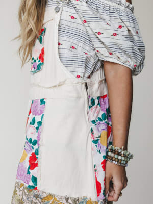 Sweetheart Charm Overalls Maxi Dress - Oatmilk S / Oatmilk