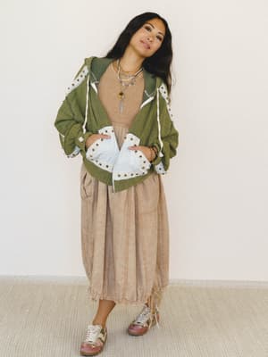 Cool Vines Jacket - Olive Camo M / Olive Camo