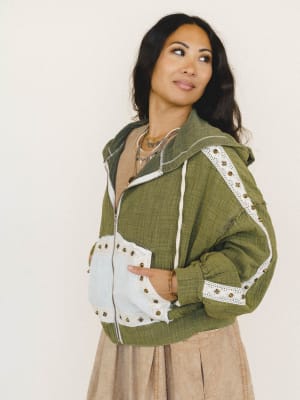 Cool Vines Jacket - Olive Camo M / Olive Camo