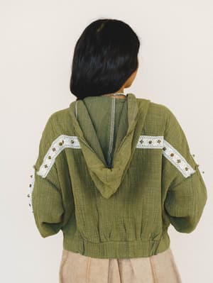 Cool Vines Jacket - Olive Camo M / Olive Camo