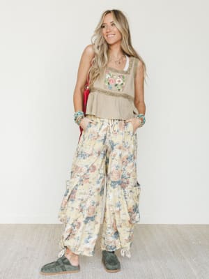 Tea Time Top - Tan Toffee L / Tan Toffee