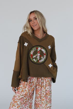 Peaceful Embrace Sweater: undefined
