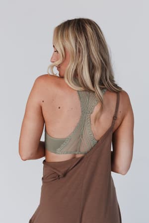 evermore-seamless-lace-racerback-bralette-sage/Sage