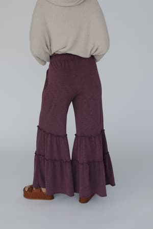 milla-ruffled-wide-leg-pants-burgundy/Burgundy