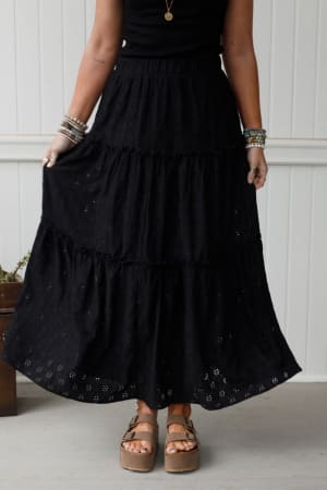 sweet-briar-eyelet-skirt-black/Black