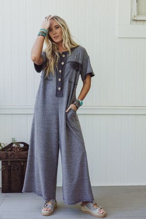 the-nest-jodi-short-sleeve-jumpsuit-black/Black