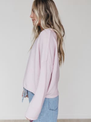Still Mornings Sweater - Baby Pink L / Baby Pink
