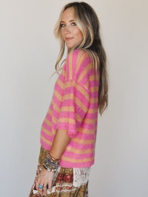 It's a Win Top - Orange Pink L / Orange Pink