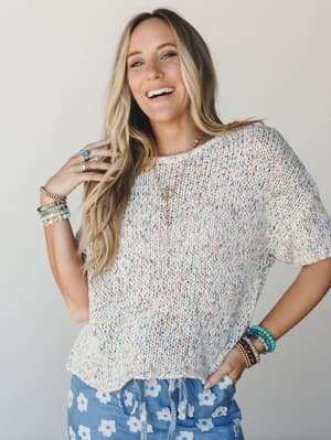 Sprinkle of Color Sweater: undefined