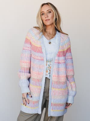 Ashwood Cardigan: Pastel Multi