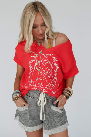 Pinky Promise Graphic Tee: undefined