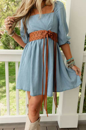 Nomadic Knot Leather Belt: undefined