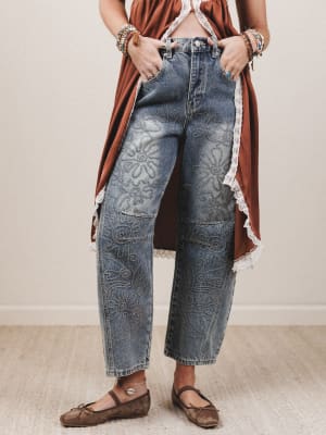 flower-power-barrel-jeans-denim/Denim