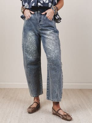 flower-power-barrel-jeans-denim/Denim