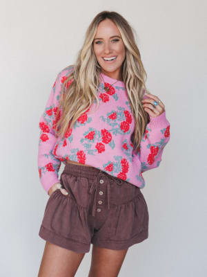 Cute Thrills Shorts - Washed Mocha L / Washed Mocha