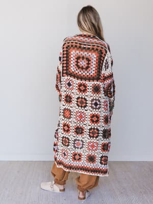 The Nest Soulful Wanderer Crochet Duster: undefined