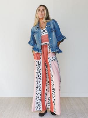 Pink Leopard 2 Piece Bundle: undefined