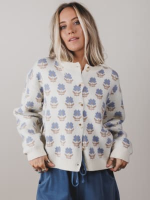 Elodie Floral Cardigan: undefined