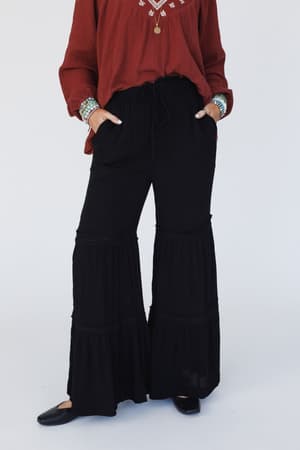 Rebel Heart Tiered Pants: undefined