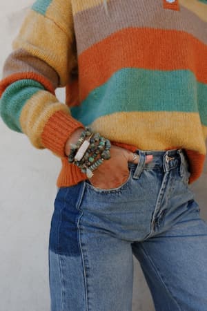 elyse-bracelet-set-green-multi/Green Multi