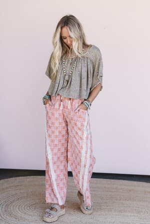 preppy-and-lace-wide-leg-pants-orange/Orange