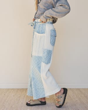 Two Cool Pants - Paisley Denim L / Paisley Denim