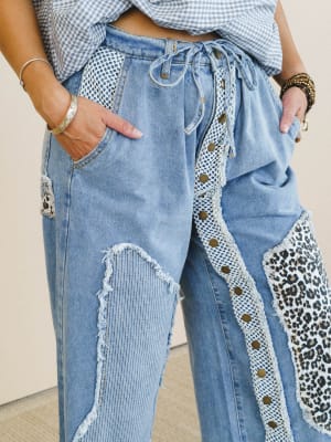Urban Truth Pants - Denim Multi L / Denim Multi