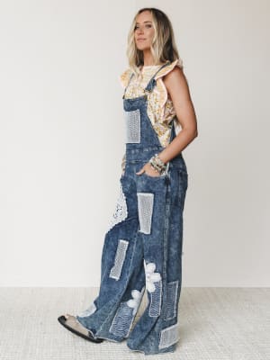 Flower Patch Overalls: undefined