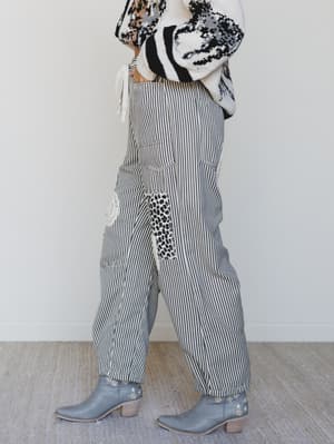 World Wide Pants - Choco Stripe L / Choco Stripe