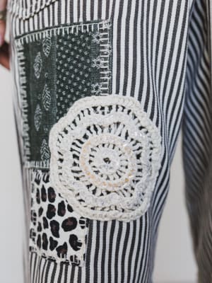 World Wide Pants - Choco Stripe L / Choco Stripe