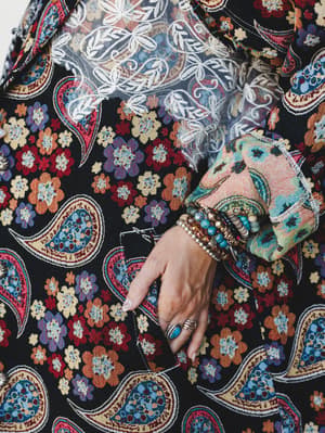 Quiet Winds Jacket - Black Multi