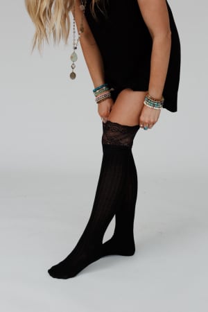 Becca Knee High Socks: undefined