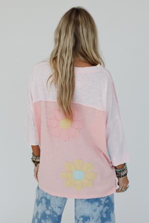chasing-bliss-flower-patch-top-pink/Pink