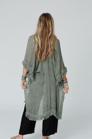 on-the-edge-fringe-kimono-olive/Olive