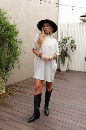 laid-back-luxe-dress-light-heather-gray/Light Heather Gray