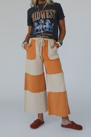 coastal-colorblock-pants-camel/Camel