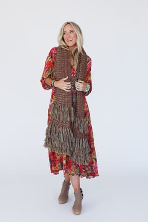 sugar-plum-fringe-scarf-brown/Brown