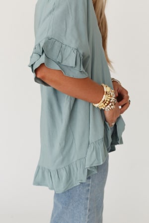 let-me-be-ruffled-top-beach-glass/Beach Glass