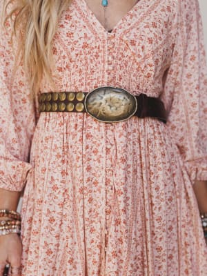 Wild Sun Belt - Brown OS / Brown