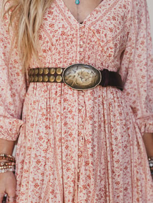 Wild Sun Belt - Brown OS / Brown