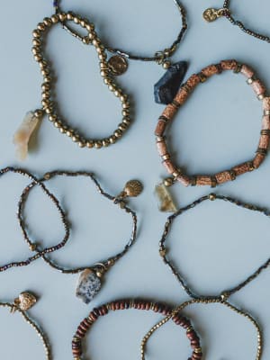 Alyda Boho Bracelet Set: undefined