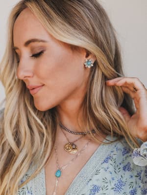 Ranch Life Stud Earrings - Sliver OS / Sliver