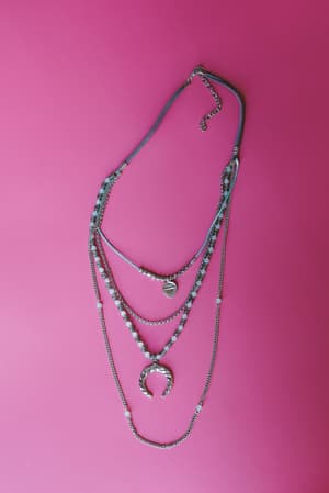 Firelight Layered Necklace: undefined