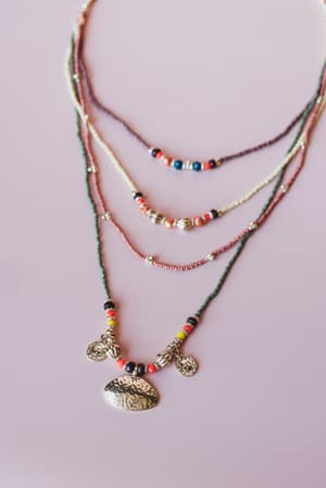 Boho Glow Layered Necklace: undefined