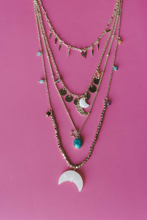 Lucid Love Layered Necklace: undefined