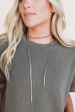 horizon-drop-necklace-silver/Silver