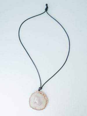 You're A Gem Necklace - White OS / White