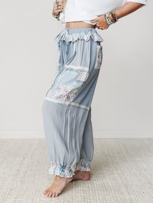 Dream Escape Pants - Ash Blue S / Ash Blue